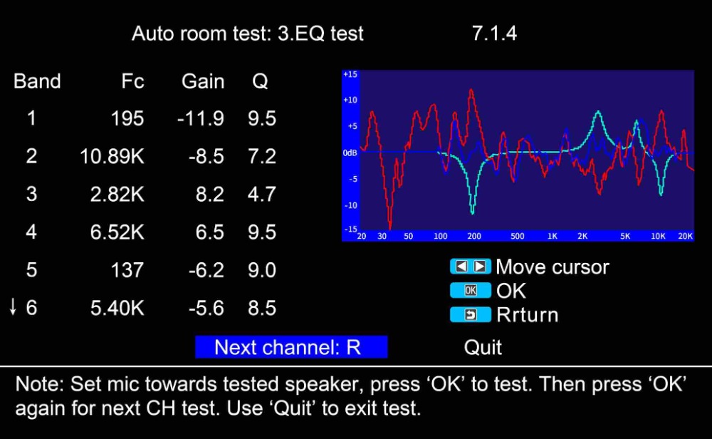 Easy Test EQ™ Operation Interface Screenshot Easy Test EQ™ Operation Interface Screenshot